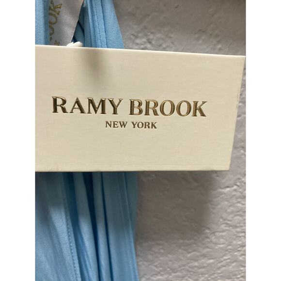 Ramy Brook Audrey Sleeveless Midi Dress, Misty Blue Women Small *irregular - Picture 4 of 9